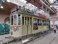 2023-01-05 12.29.15  -->  This tram car of the Tramway of the Hague (HTM) was built in a class of 50 strong that was delivered from 1919-1921. It survived as brine car (to salt the roads in case of snow or ice) and was brought back to 1950s condition. In total eight of the class survive today.