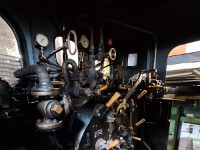 2024-04-13 12.38.45  -->  We were allow to climb onboard! Space is at a premium in narrow gauge locomotives so by nature the possibilities to capture the essence of the footplate are very limited.